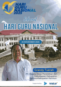 Rayakan HUT PGRI ke-80, Guru-Guru Singkep Selatan Gelar Upacara di Pulau Raja, Profesor UNRI: "Perlu Diapresiasi!" hari guru kadis 11zon
