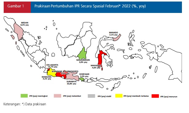 
 Peta Laporan Bank Indonesia
