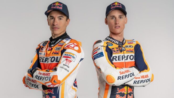 
 Marq Marquez dan Pol Espargo. Foto: MotoGP