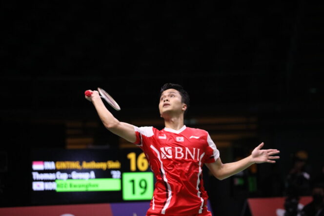 
 Atlet badminton Indonesia, Ginting. Foto: Dok PBSI