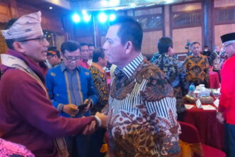 Gubernur Ansar saat hadir GTRA Summit 2022 di Marina Togo Mowondu