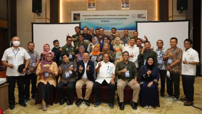 
					Workshop Pembentukan dan Pembinaan Change Agen atau Agen Perubahan BP Batam. Foto: Dok BP Batam