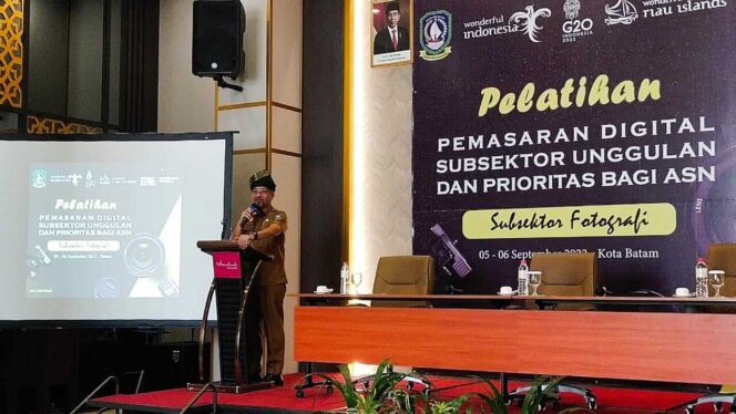 
 Plt. Kepala Dinas Pariwisata Provinsi Kepri Luki Zaiman Prawira. Foto: Dok Dispar Kepri