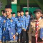 Petugas Rutan Batam menggelar upacara 17 hari bulan