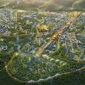 Rancangan kawasan Ibu Kota Negara (IKN) Nusantara di Kalimantan Timur. Foto: Setkab