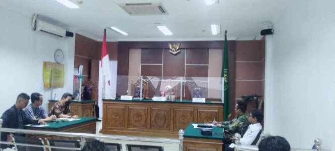 
					Sidang sengketa rumah di Pengadilan Batam, Kamis (7/9). Foto: Rega/kepripedia.com