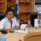 Kepala Badan Pengelola Perbatasan Daerah (BPPD) Kepri, Doli Boniara, dalam konferensi pers bersama Konsulat Jenderal RI Kuching, Rabu (25/4). Foto: Istimewa