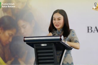 Pelaksana Harian (Plh) Wali Kota Batam, Li Claudia Chandra menghadiri peresmian Balai Latihan Kerja dan Pusat Informasi Pekerja Migran milik Caritas Indonesia di Batam.