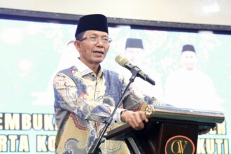 Wali Kota Batam, Amsakar Achmad, membuka TC kafilah Batam di Golden View Hotel, Kamis (25/6/2026). (Diskominfo Batam)