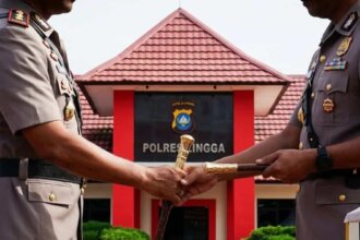 ilustrasi pergantian Kapolres Lingga